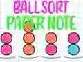 Spel Ball Sorteren: Papieren Notitie online Spel Ball Sorteren: Papieren Notitie online