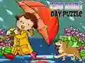 Spel Kinderen Regenachtige Dag Puzzel online