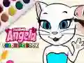 Spel Talking Angela Kleurboek online