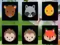 Spel Dierentuin Jacht - Geheugen online Spel Dierentuin Jacht - Geheugen online