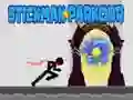 Spel Stickman Parkour online Spel Stickman Parkour online