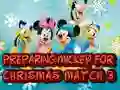 Spel Mickey Voor Kerst Voorbereiden Match 3 online