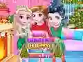 Spel Beste Vriendinnen: Kerstboom Hairstyle en Koekjes online Spel Beste Vriendinnen: Kerstboom Hairstyle en Koekjes online