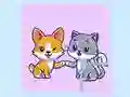 Spel Puzzel met Katten en Honden online Spel Puzzel met Katten en Honden online