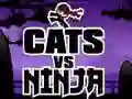 Spel Katten Tegen Ninja's online Spel Katten Tegen Ninja's online