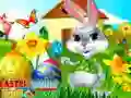 Spel Paashaas Eieren Puzzel online Spel Paashaas Eieren Puzzel online