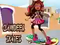 Spel Clawdeen gaat schaatsen online
