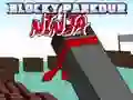 Spel Blocky Parkour Ninja online
