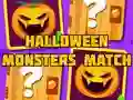 Spel Halloween Monsters Match online