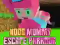 Spel Noob Mama Ontsnapping Parkour online Spel Noob Mama Ontsnapping Parkour online