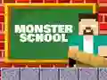 Spel Monster School: Achtbaan & Parkour online Spel Monster School: Achtbaan & Parkour online
