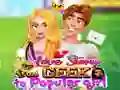 Spel Liefdesverhaal: Van Geek Tot Populaire Meisje online