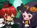 Spel Halloween Chibi Koppel online Spel Halloween Chibi Koppel online