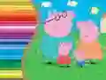 Spel Kleurboek voor Peppa Pig online Spel Kleurboek voor Peppa Pig online
