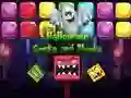 Spel Halloween Slang en Blokken online Spel Halloween Slang en Blokken online