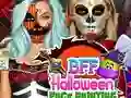 Spel BFF Halloween Gezichtsverf online Spel BFF Halloween Gezichtsverf online
