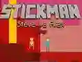 Spel Stickman Steve vs Alex Nether online Spel Stickman Steve vs Alex Nether online
