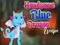 Spel Ontsnapping van de Knappe Blauwe Draak online Spel Ontsnapping van de Knappe Blauwe Draak online
