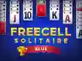 Spel Freecell Solitaire Blauw online Spel Freecell Solitaire Blauw online