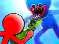 Spel Stickman tegen Huggy Wuggy online