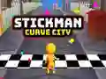 Spel Stickman Bochtige Stad online Spel Stickman Bochtige Stad online