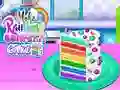 Spel Maak een Rainbow Confetti Cake online