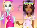 Spel Zomervakantie van Monstermeisjes online Spel Zomervakantie van Monstermeisjes online