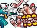 Spel Jij tegen 100 Skibidi Toiletten online Spel Jij tegen 100 Skibidi Toiletten online