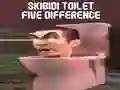Spel Skibidi Toilet Vijf Verschillen online Spel Skibidi Toilet Vijf Verschillen online