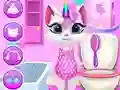Spel Dagelijkse Zorg voor het Kitten Eenhoorn online