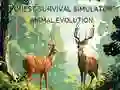 Spel Bosoverlevingssimulator: Dieren Evolutie online Spel Bosoverlevingssimulator: Dieren Evolutie online
