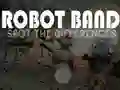 Spel Robotband Zoek de Verschillen online Spel Robotband Zoek de Verschillen online
