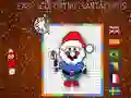 Spel Gemakkelijke Kleurpotlood Santa Claus online
