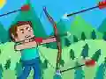 Spel Noob Boogschutter Monster Aanval online Spel Noob Boogschutter Monster Aanval online