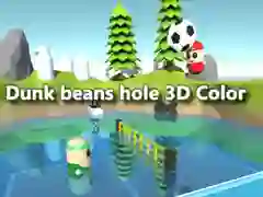 Spel Dompel bonen in het 3D-kleurgat online Spel Dompel bonen in het 3D-kleurgat online