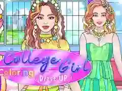 Spel Kleuren en Kleden van de Hogeschool Meisje online Spel Kleuren en Kleden van de Hogeschool Meisje online