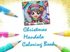 Spel Kleinboekje met Kerstmandala's om in te kleuren online