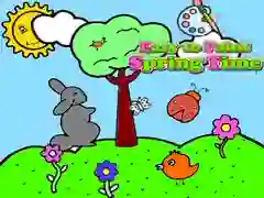 Spel Gemakkelijk te schilderen Lente Tijd online