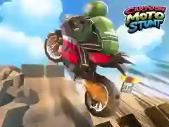 Spel Cartoon Moto Stunt online