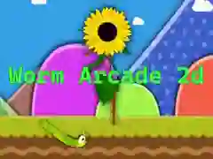 Spel Worm Arcade 2D online