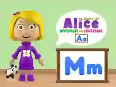 Spel Wereld van Alice Hoofdletters en Kleine letters online