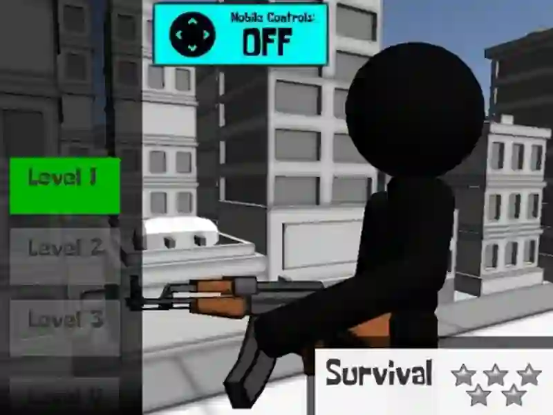 Spel Stickman Gun Shooter 3D online