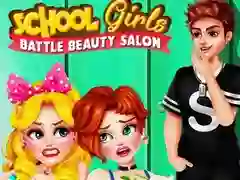 Spel Schoolmeisjes Battle Beautysalon online Spel Schoolmeisjes Battle Beautysalon online