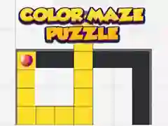 Spel Gekleurd Doolhof Puzzel online