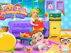 Spel Zorg voor mijn pasgeboren tweelingbaby's online