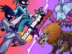 Spel Stick Ninja Overleven online