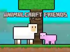 Spel AnimalCraft Vrienden 2 spelers online Spel AnimalCraft Vrienden 2 spelers online