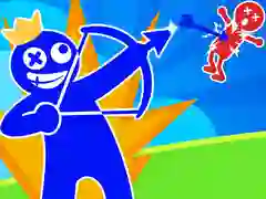 Spel Rode en Blauwe Stickman Spion Puzzels 2 online