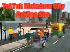 Spel TukTuk Rickshaw Stad Rij Sim online Spel TukTuk Rickshaw Stad Rij Sim online