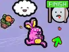 Spel De Uitdagende Avontuur van het Schattige Konijn online Spel De Uitdagende Avontuur van het Schattige Konijn online